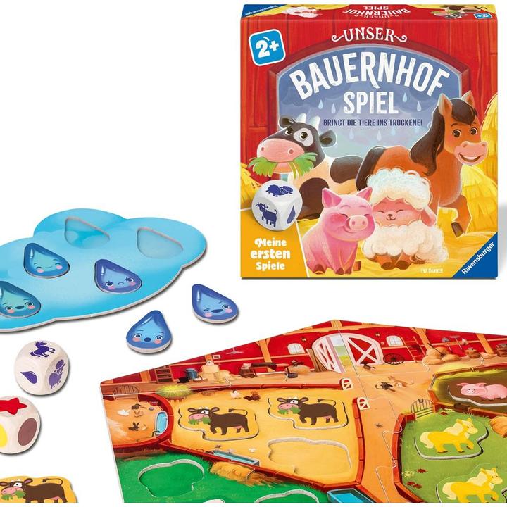 Immagine prodotto Ravensburger Unser Bauernhofspiel (Tedesco, 1 - 4 Giocatori)
