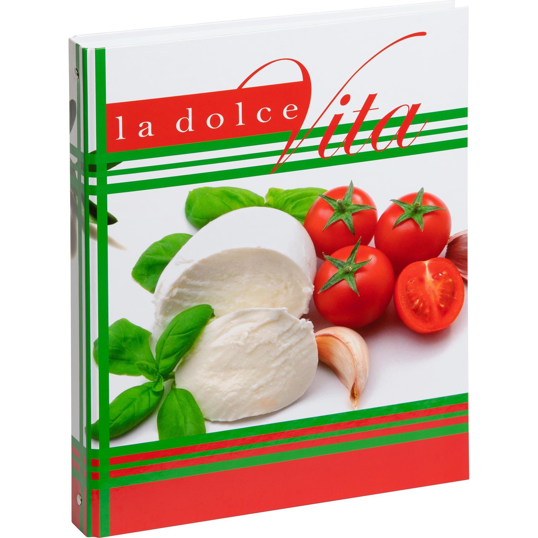 Pagna, Ordner, Rezeptringbuch A4 La dolce vita 4-Ring + Register (A4, 1 x)