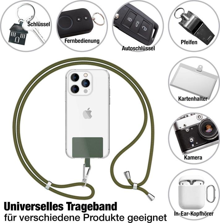 Produktbild Nalia Universal Handykette zum Umhängen mit Pad