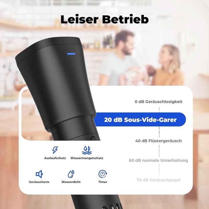 Produktbild Vpcok Direct Sous-Vide-Garer Stick mit Strömungssystem