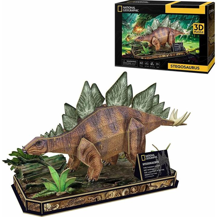 Image du produit NoName Puzzle 3d Stegosaurus (62 pièces)