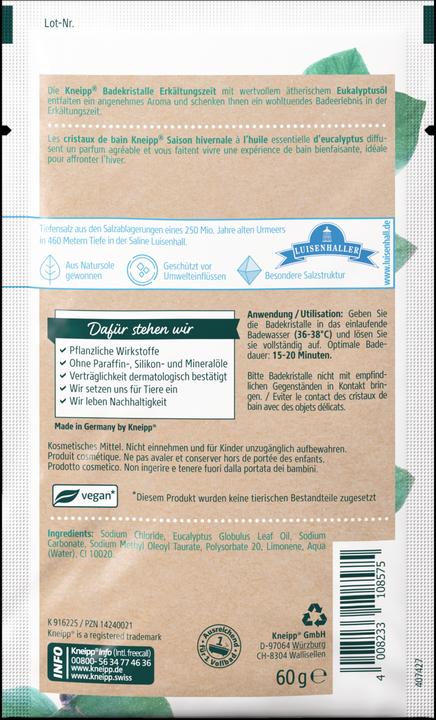 Actual product image Kneipp Cold season (Bath salts)