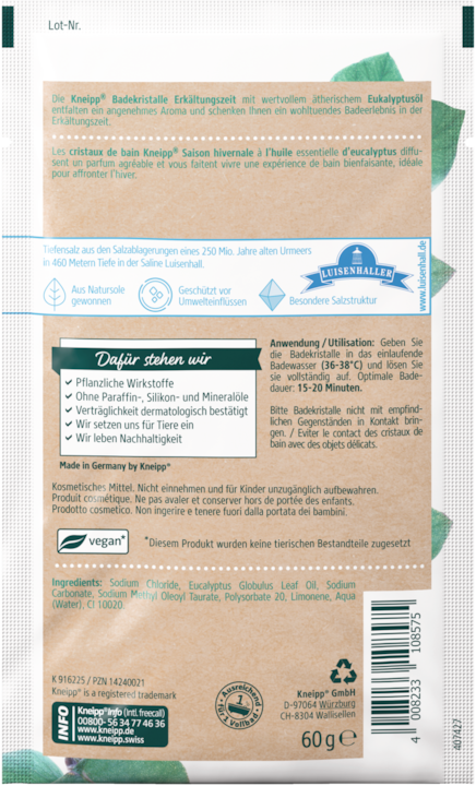 Actual product image Kneipp Cold season (Bath salts)