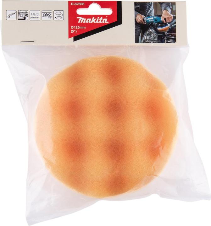 Actual product image Makita Velcro Sponge Orange 125mm (Coarse)