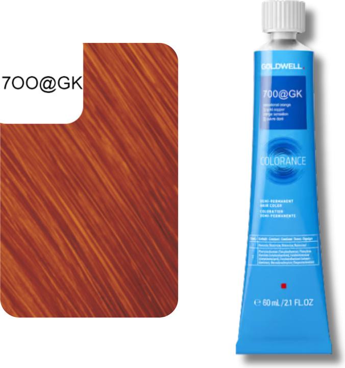 Produktbild Goldwell Colorance Tube Demi-Permanente (7OO@GK sens. orange elumenated gold kupfer)