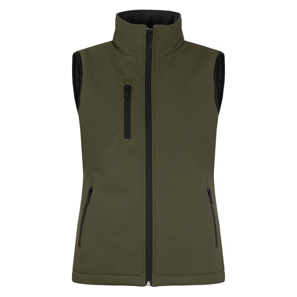 Clique, Damen, Westen, Padded Softshell Vest Women, Grün, (S)