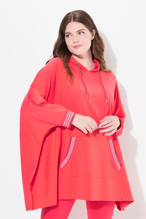 Produktbild Ulla Popken Loungwear-Poncho, oversized, Kapuze, Langarm (50, 52, 54, 56)