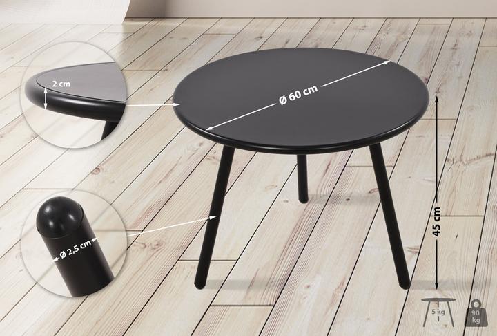 Image du produit CLP Table basse Minot résistante aux intempéries et aux UV