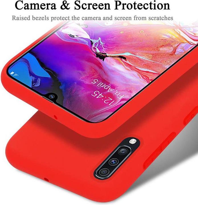 Produktbild Cadorabo TPU Liquid Silicone Case Cover (Samsung Galaxy A70, Samsung Galaxy A70S)