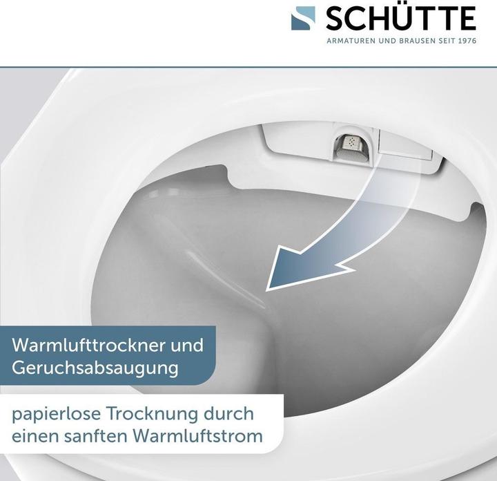 Immagine prodotto Schütte SCHÃoeTTE Cesari Premium Douche-WC - Randloos - Met Slim WC-zitting - Wit