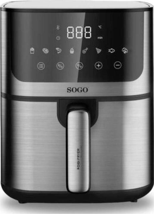 Actual product image Sogo AIR FRYER 5L DIGIFRYER S/S-1400W