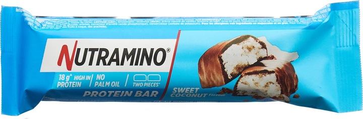 Actual product image Nutramino Protein bar noix de coco (Coconut, 1 pcs., 55 g)