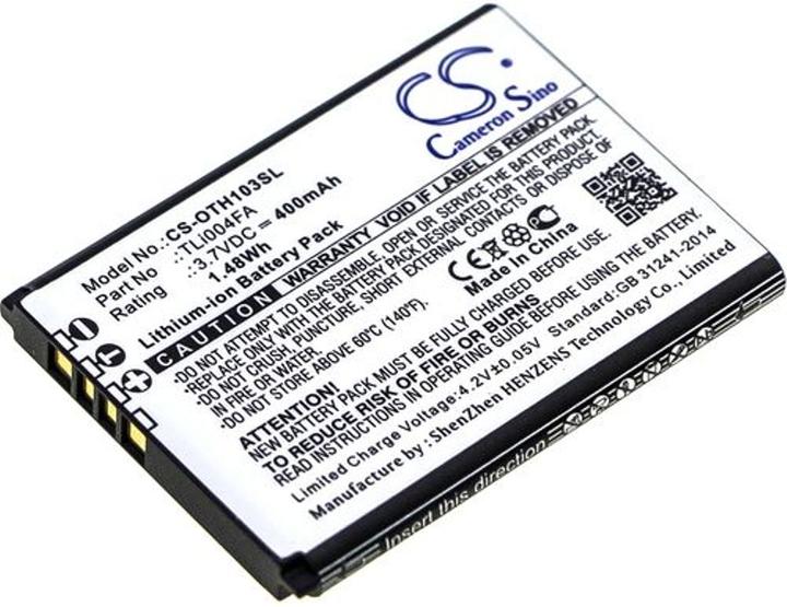 Actual product image NoName Battery for Alcatel OneTouch 1035D etc