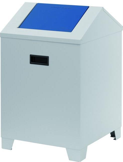 Immagine prodotto Bidone per cascame, capacità 73 l, grigio chiaro/blu genziana. (73 l)