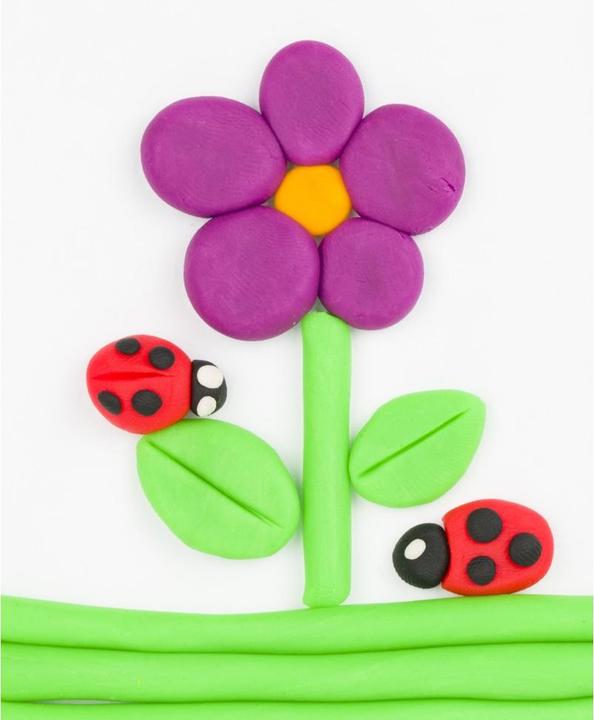 Actual product image Idena Plasticine 10 bars ass.