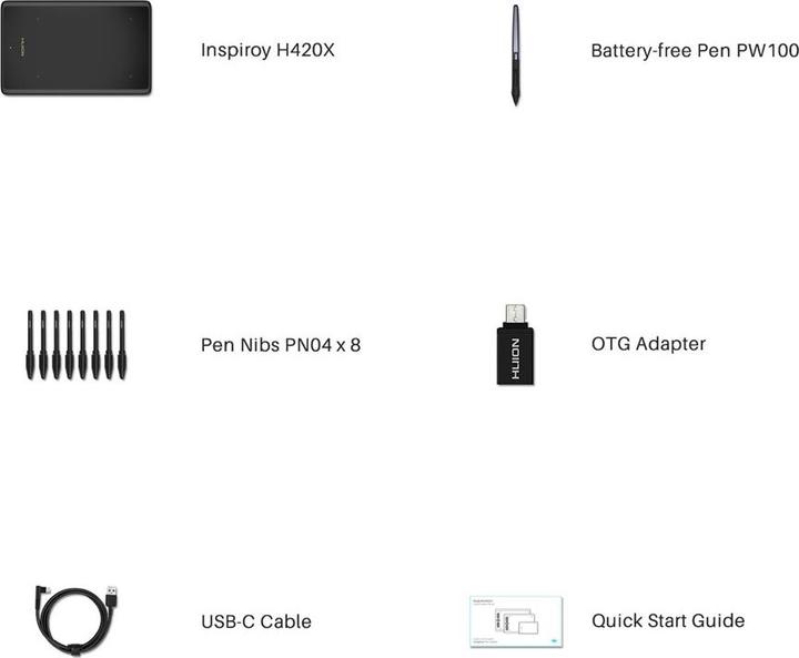 Immagine prodotto Huion Inspiroy H420X (5080 lpi)