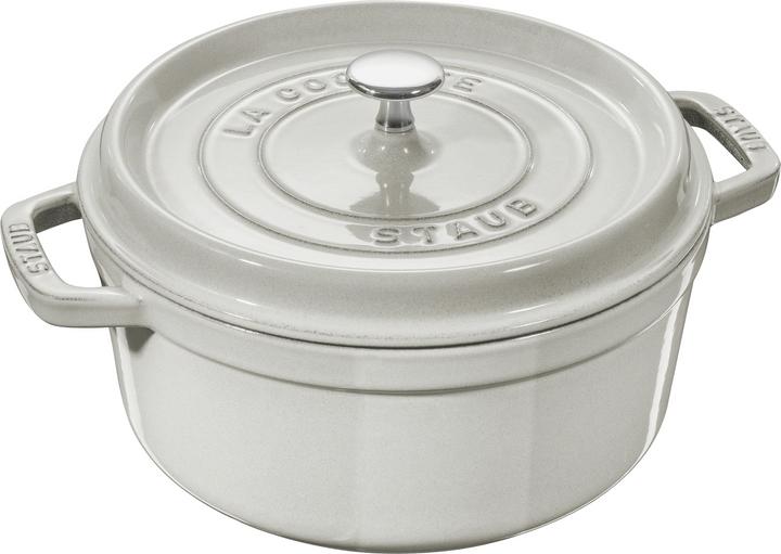 Staub Round Cocotte (18 cm, Casserole + Stewpot, Cast iron)