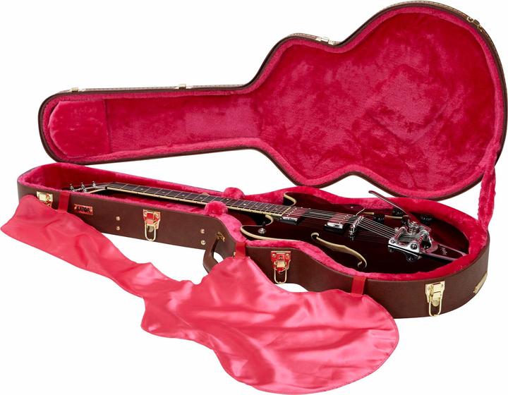 Produktbild Gator Cases GW-335-BROWN houten koffer voor semi-hollow gitaar (Gitarre)