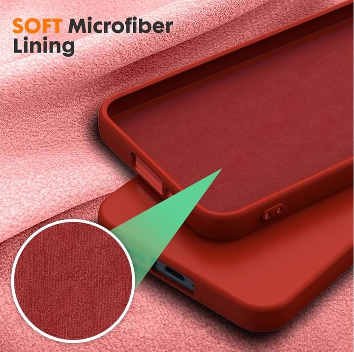 Produktbild Screenguard Samsung Galaxy A55 5G Liquid Silicone Case Hülle (Samsung Galaxy A55)