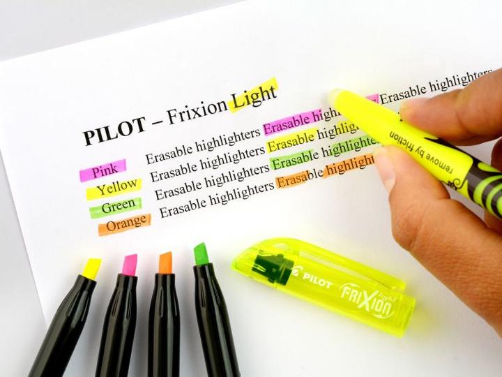 Immagine prodotto Pilot Evidenziatore Frixion, larghezza della linea 3,8 mm, cancellabile, set di 3 o set di 12 (Giallo, 3.80 mm, 12 x)