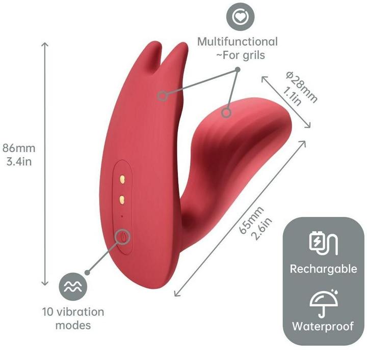 Actual product image Magic Motion Umi Smart Wearable Dual Motor Vibrator