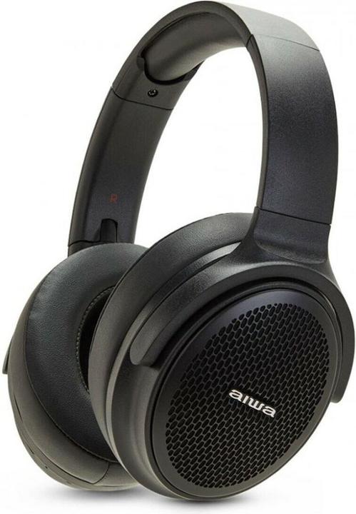 Immagine prodotto Aiwa Cuffie On-Ear Bluetooth HST-250BT con HyperBass, nero UE (12 h, Cablato, Senza fili)