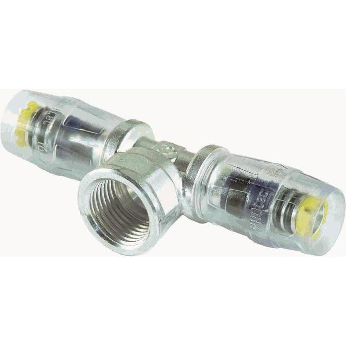 Multitubo, Zubehör Sanitärinstallation, Steck-T-Stück m IG 20x1/2Zollx20mm