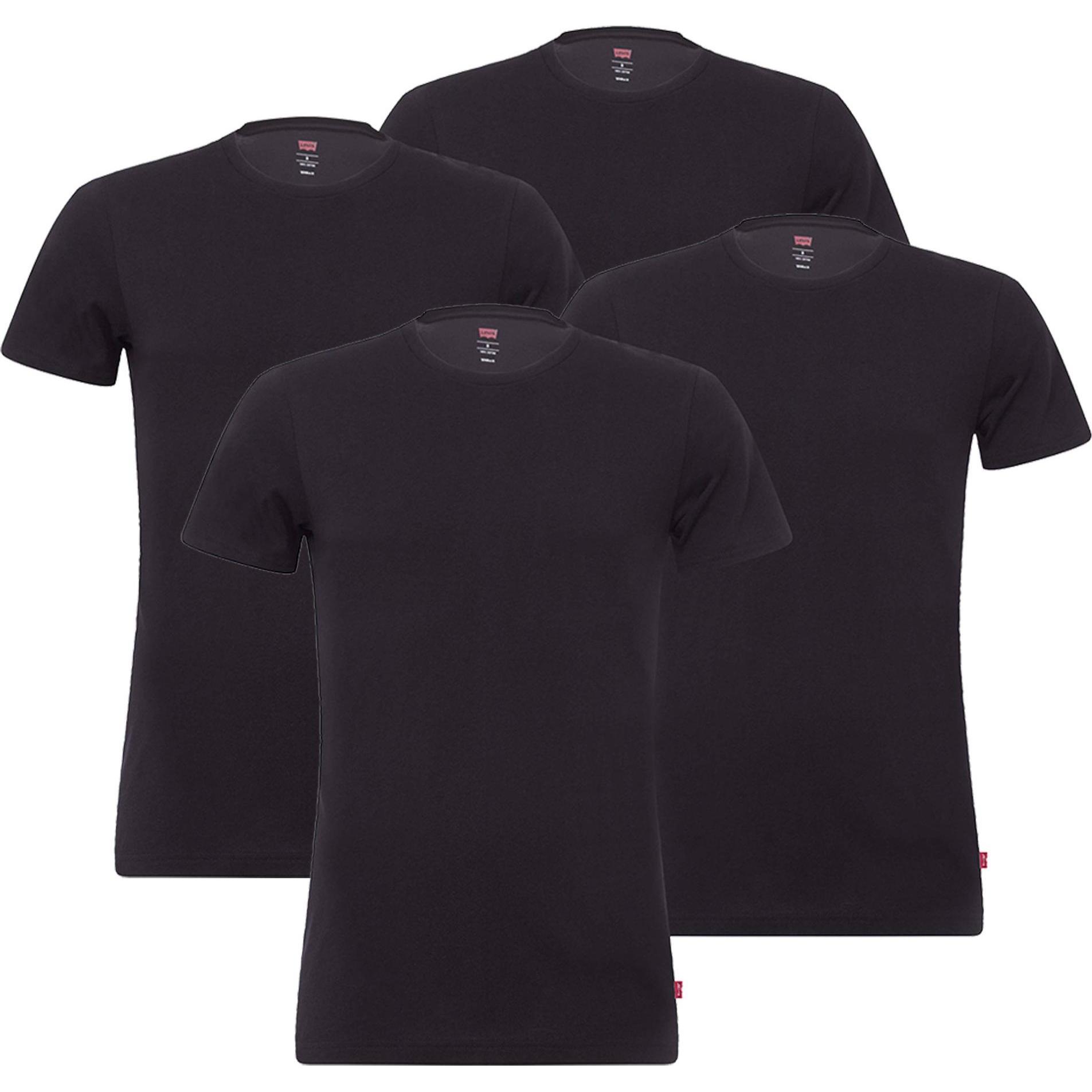 Levis, Herren, Shirt, T-Shirt Casual Bequem sitzend, Schwarz, (S)