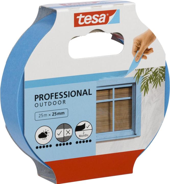 Produktbild tesa Malerkrepp OUTDOOR, Malerband für den Aussenbereich (25 mm)