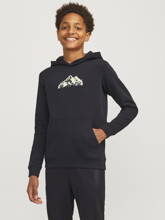 Produktbild Jack & Jones Jcomountain Logo Sweat Hood Sn Mni (110)