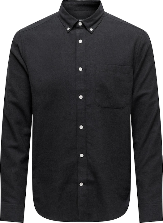 Only & Sons Einfarbiges Langarmhemd