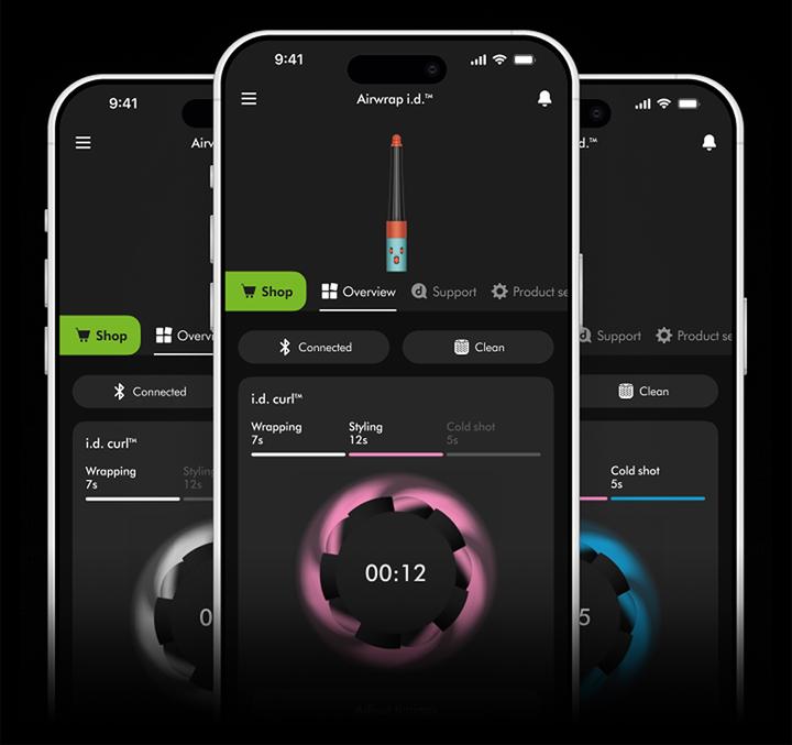 Image du produit Dyson Airwrap i.d. Straight+Wavy Red Velvet & Gold