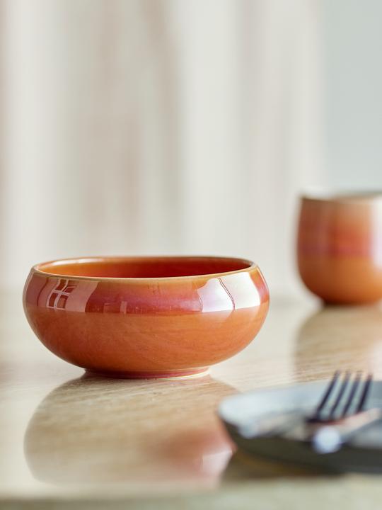 Actual product image Bloomingville - Roselyn Bowl - Rose - Set Of 4 - Stoneware (14 cm, 0.50 l, 4x)
