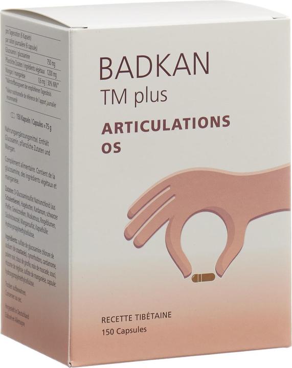 Actual product image Badkan TM plus joints bones (150 Piece, Capsules, 139 g)