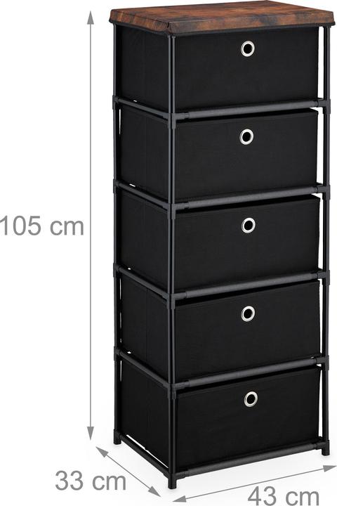 Image du produit Relaxdays Commode