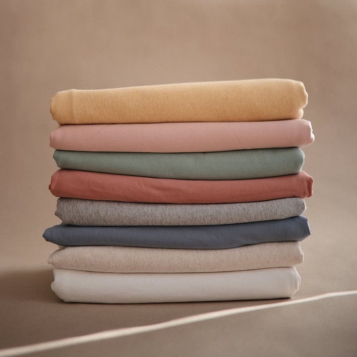 Produktbild Mushie Tragetuch Bio Baumwolle Beige Melange