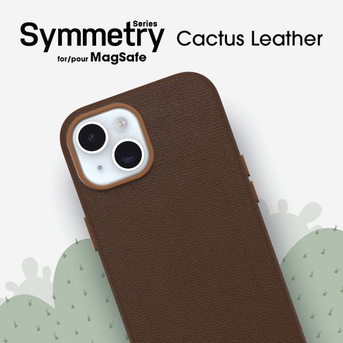 Produktbild OtterBox Symmetry Cactus Leather mit MagSafe (Apple iPhone 15, Apple iPhone 14, Apple iPhone 13)