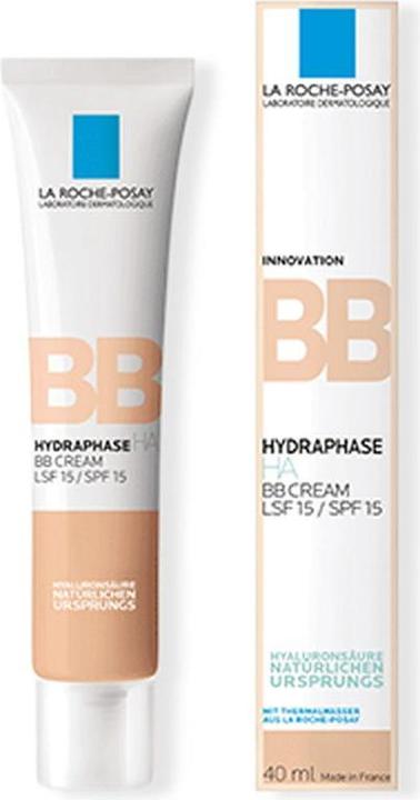 Actual product image La Roche Posay Hydraphase HA BB Cream Light (Light, Nude, 40 ml)