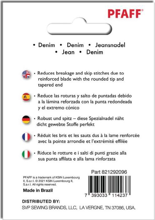 Energy Label Pfaff PF Jeans needle 100/16 5PK