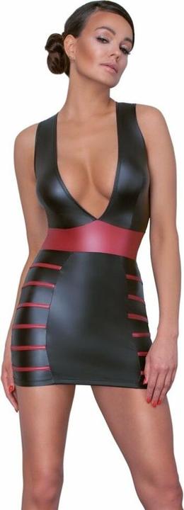 Produktbild Cottelli Collection Kleid schwarz/rot S (S)