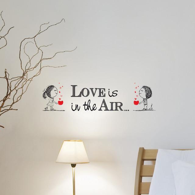 Crearreda Wall Tattoo Love Is Deluxe S (31 x 15 cm)