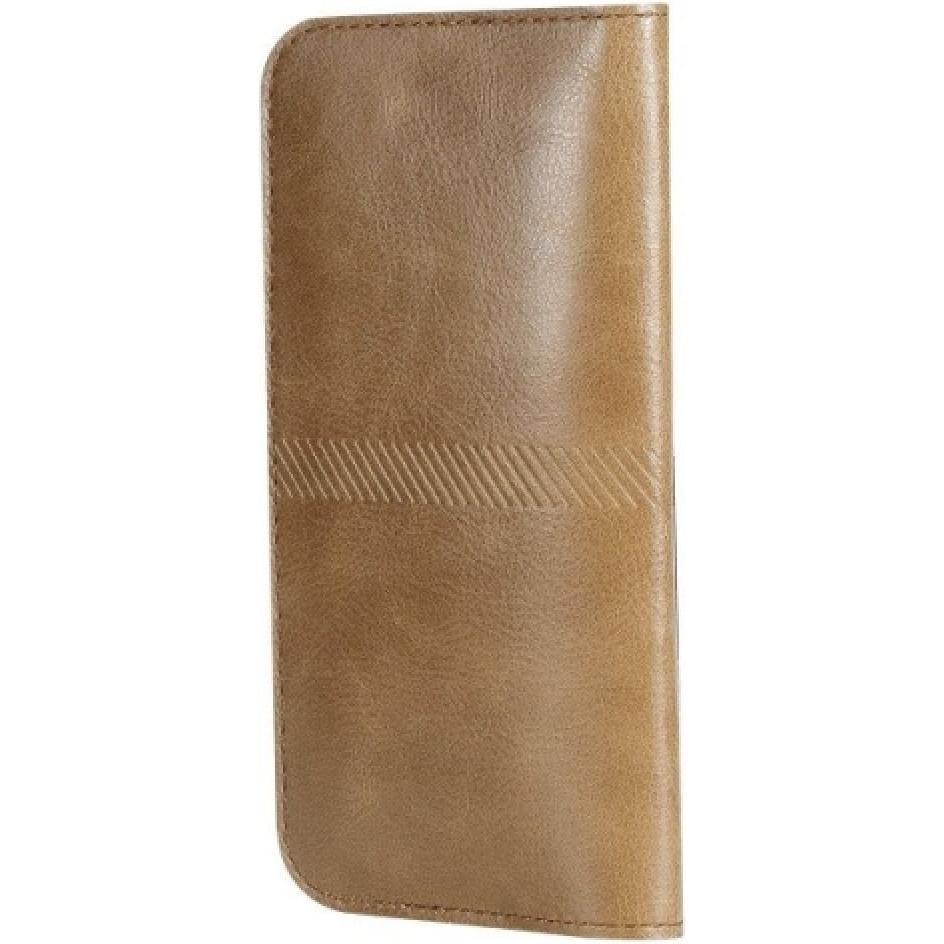 Thumbnail - Rock Smartphone Universal Leder Hülle für 4.3 - 4.8" (Apple iPhone 8), Smartphone Hülle, Braun