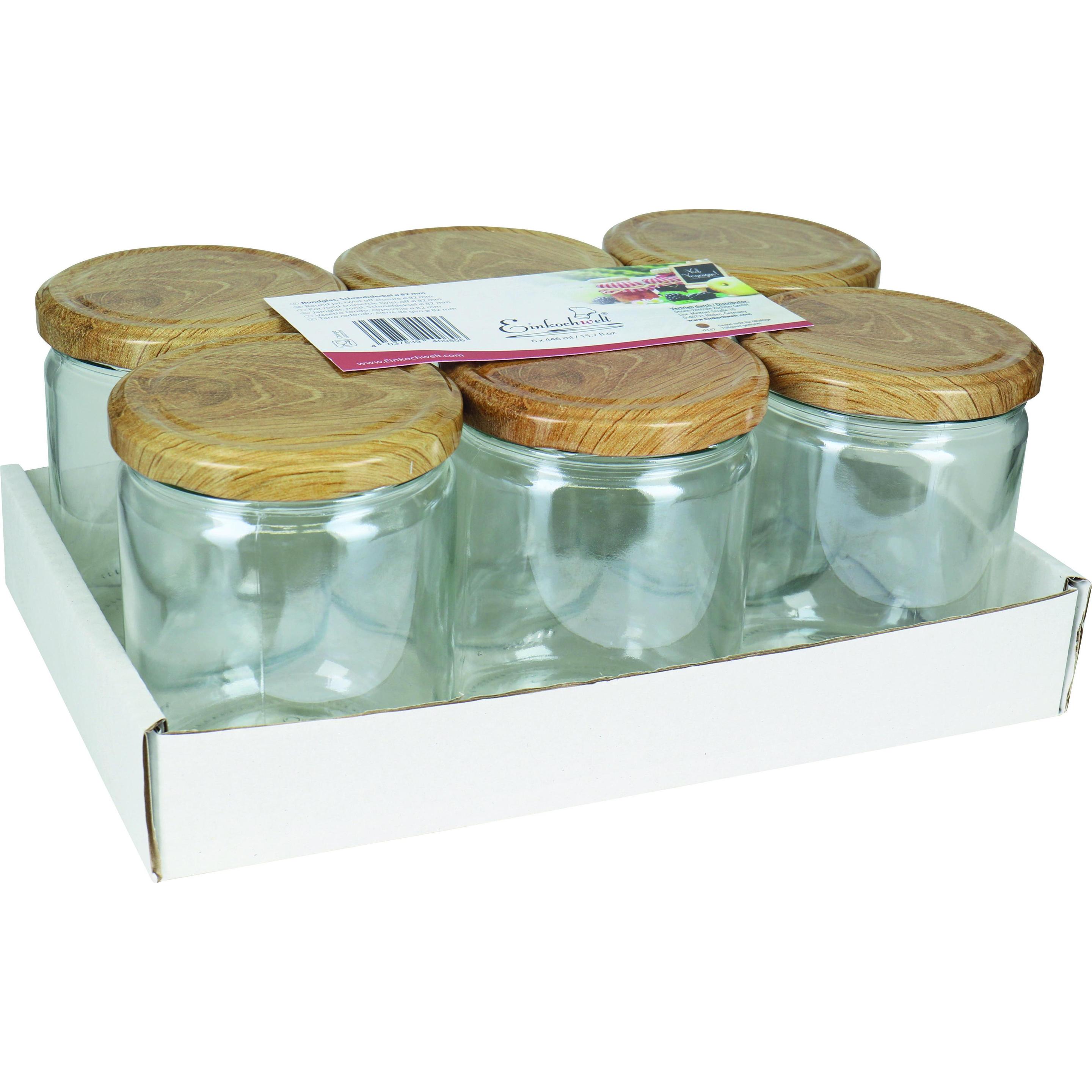 Dosen-Zentrale Schraubdeckelglas (6 Stk., 4.73 l) (DOSEN-ZENTRALE)