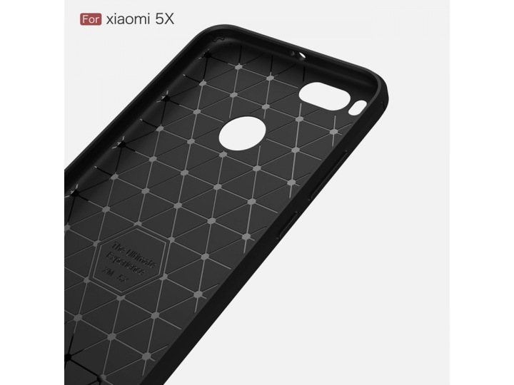 Produktbild Screenguard Xiaomi Mi A1 Hülle Carbon Brushed Soft TPU (Xiaomi Mi A1)