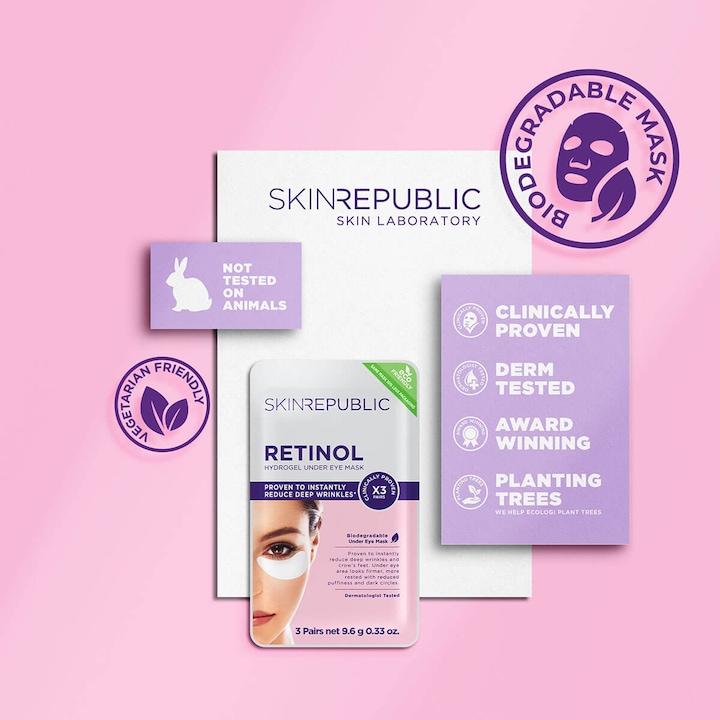 Image du produit Skin Republic Le rétinol sous le timbre oculaire (Patchs)