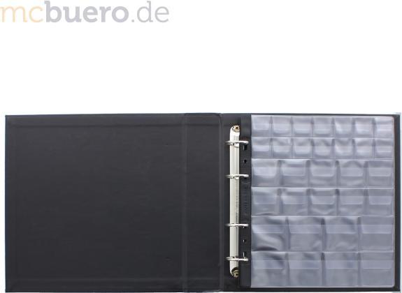 Actual product image Pagna Mnzalbum, 4-ring mechanism, black (24.50 x 25 cm)