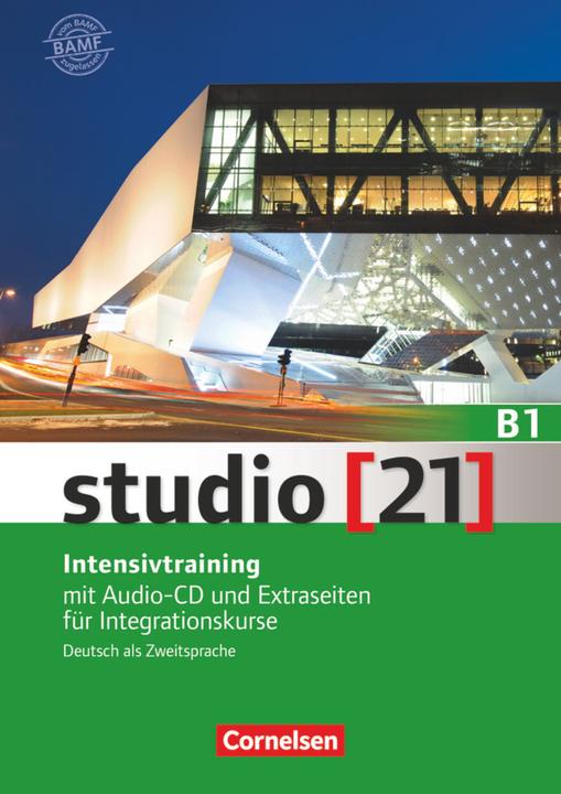 Produktbild studio 21 B1. Gesamtband. Intensivtraining Inland (Deutsch, Christina Kuhn, Hermann Funk, Rita Maria von Eggeling, 2016)