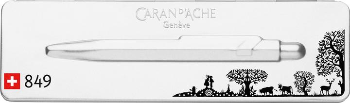 Immagine prodotto Caran d'Ache 849 Scherenschnitt mit Etui (Argento, Nero, 1 x)