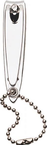 Actual product image Nippes Nail clippers with chain, nickel plated, 5 cm