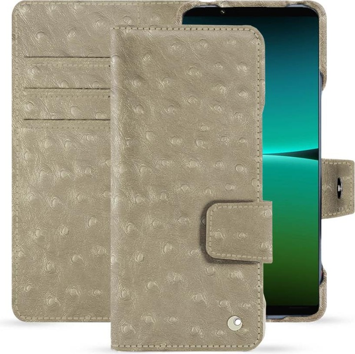 Actual product image Noreve Leather wallet with horizontal flap (Sony Xperia 5 IV)